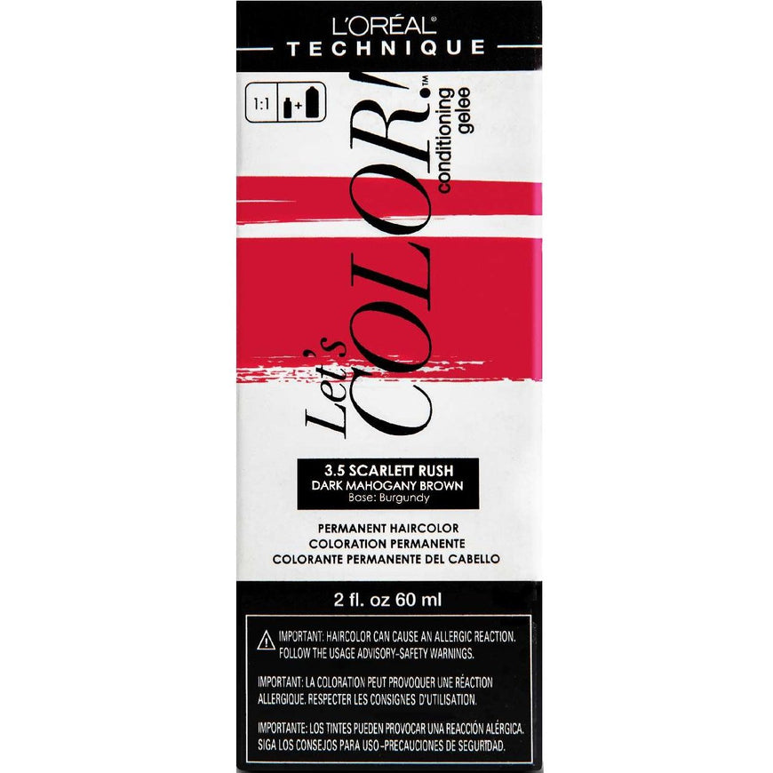 Loreal Lets Color 3.5 Scarlett Rush Lets Color