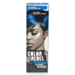 Color Rebel London Semi-Permanent Hair Toner - Be Blue Pack Of 3 Color Rebel