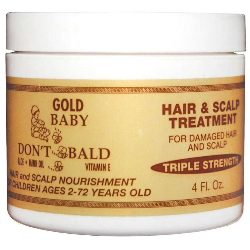 Baby Dont Bee Bald Gold Hairscalp Treatment Baby Dont Be Bald
