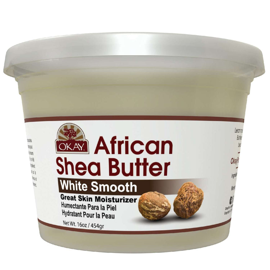 Okay Shea Butter White Solid Okay