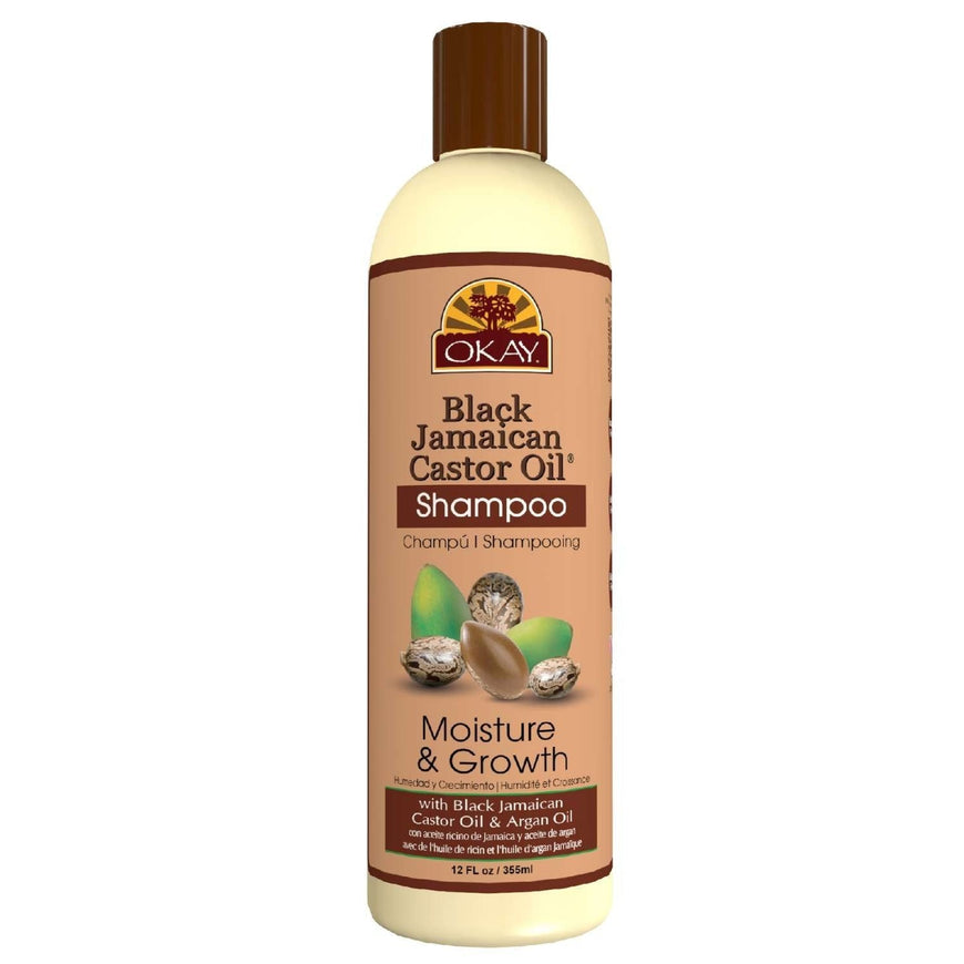 Okay Black Jamaican Castor Oil Moisturizing Growth Shampoo Okay