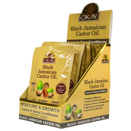 Okay Black Jamaican Castor Oil Moisturizing Growth Leave In Conditioner Okay