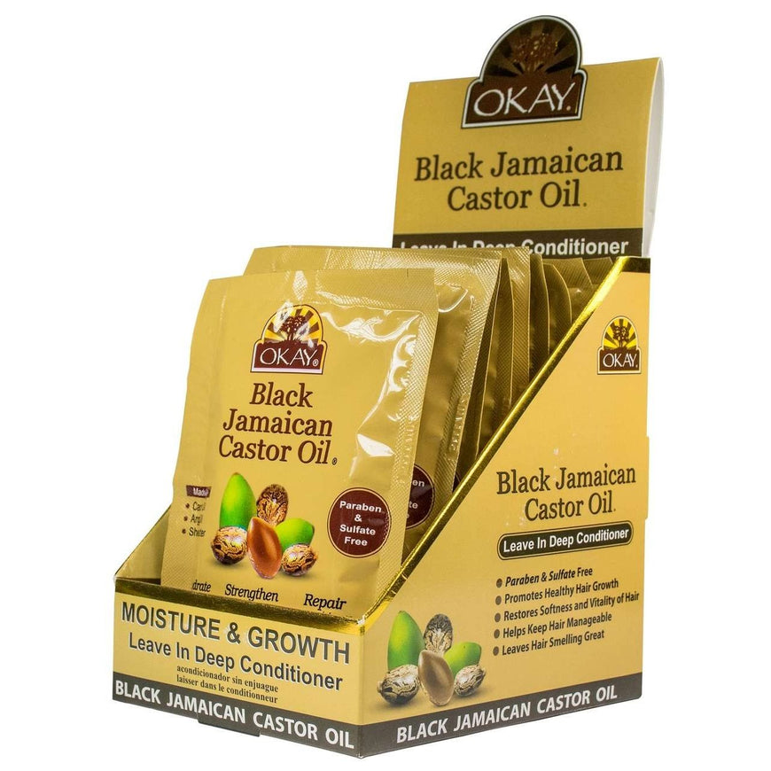 Okay Black Jamaican Castor Oil Moisturizing Growth Leave In Conditioner Okay