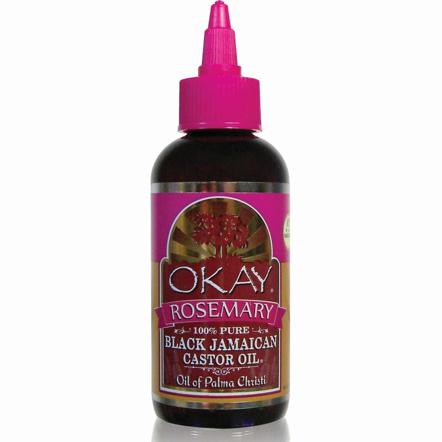 Okay 100 Percent Black Castor Oil Rosemary Okay