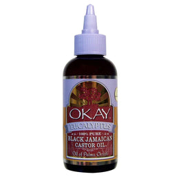 Okay 100 Percent Black Castor Oil Eucalyptus