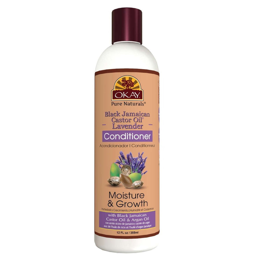 Okay Black Jamaican Castor Oil  Lavender Conditioner Okay