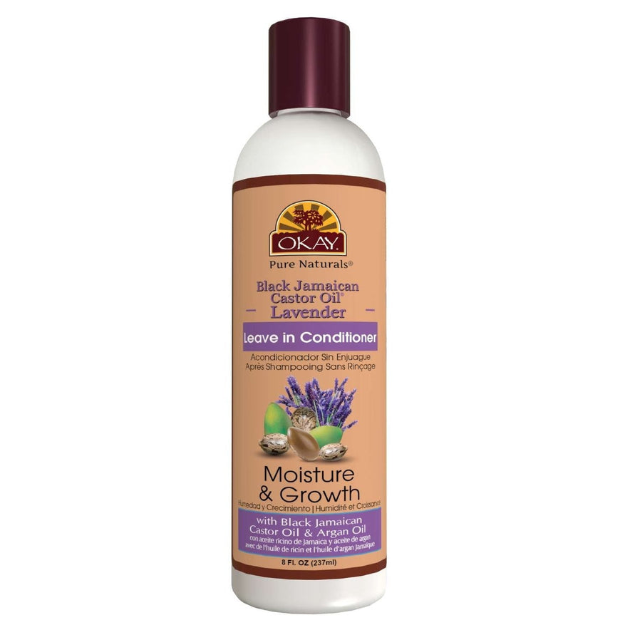 Okay Black Jamaican Castor Oil  Lavender Leave In Conditioner Okay