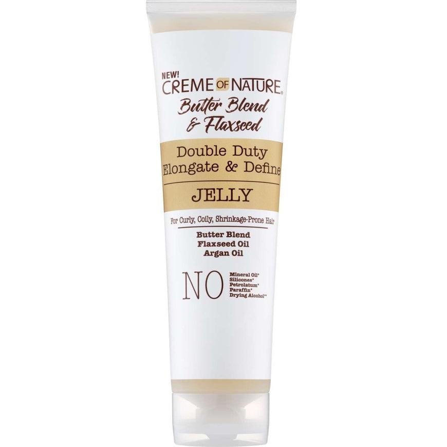 Creme Of Nature Butter Blend Flaxseed Elongate Define Jelly CREME OF NATURE