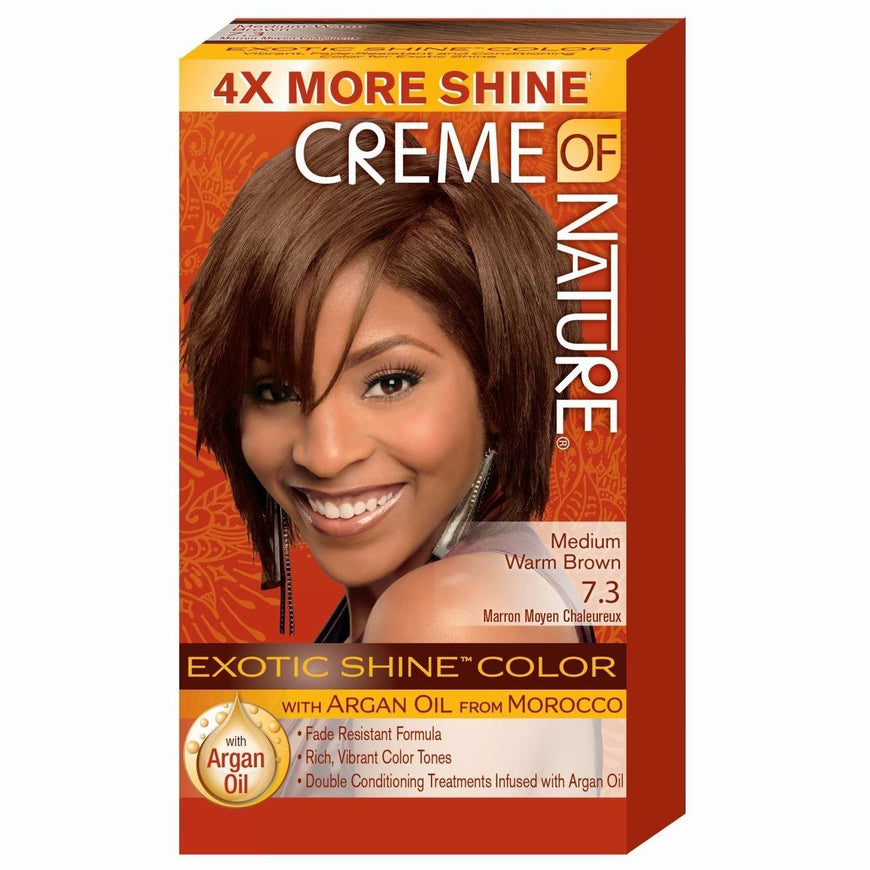 Creme Of Nature Exotic Gel Hair Color 07.3 Medium Warm Brown CREME OF NATURE
