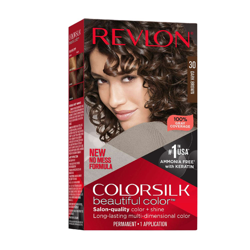 Revlon Colorsilk Hair Color 030 Dark Brown Color Silk