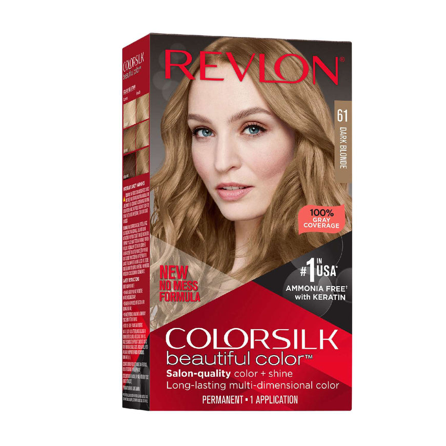 Revlon Colorsilk Hair Color 061 Dark Blonde Color Silk