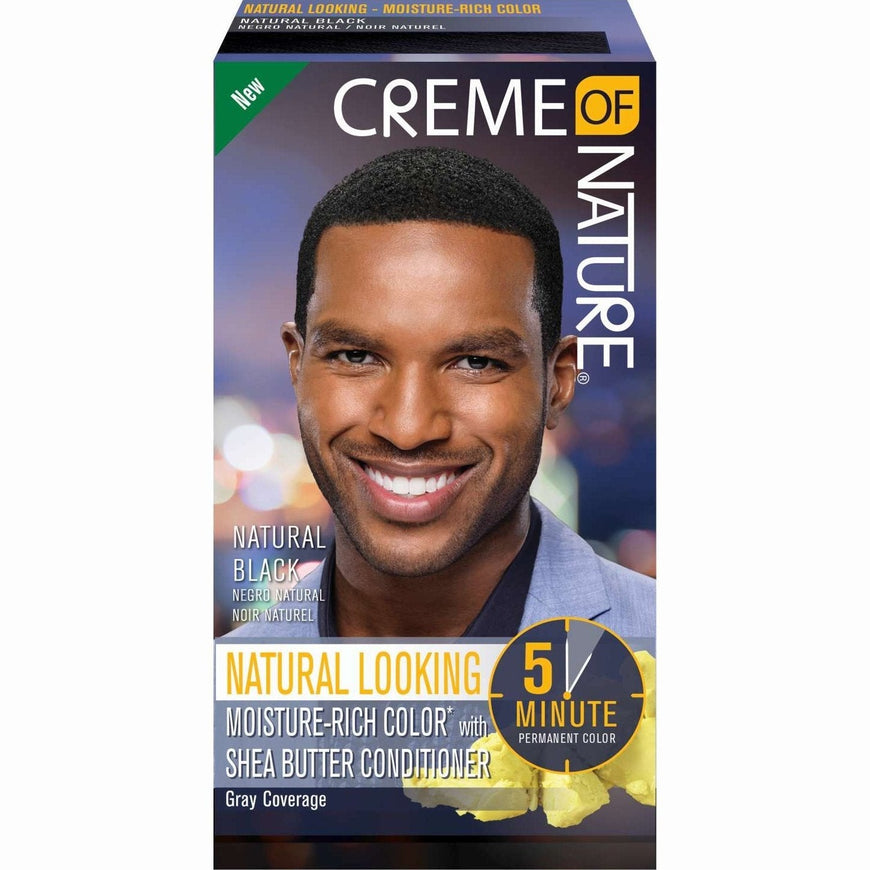Creme Of Nature Mens Liq Hc1 Nat Blk New CREME OF NATURE