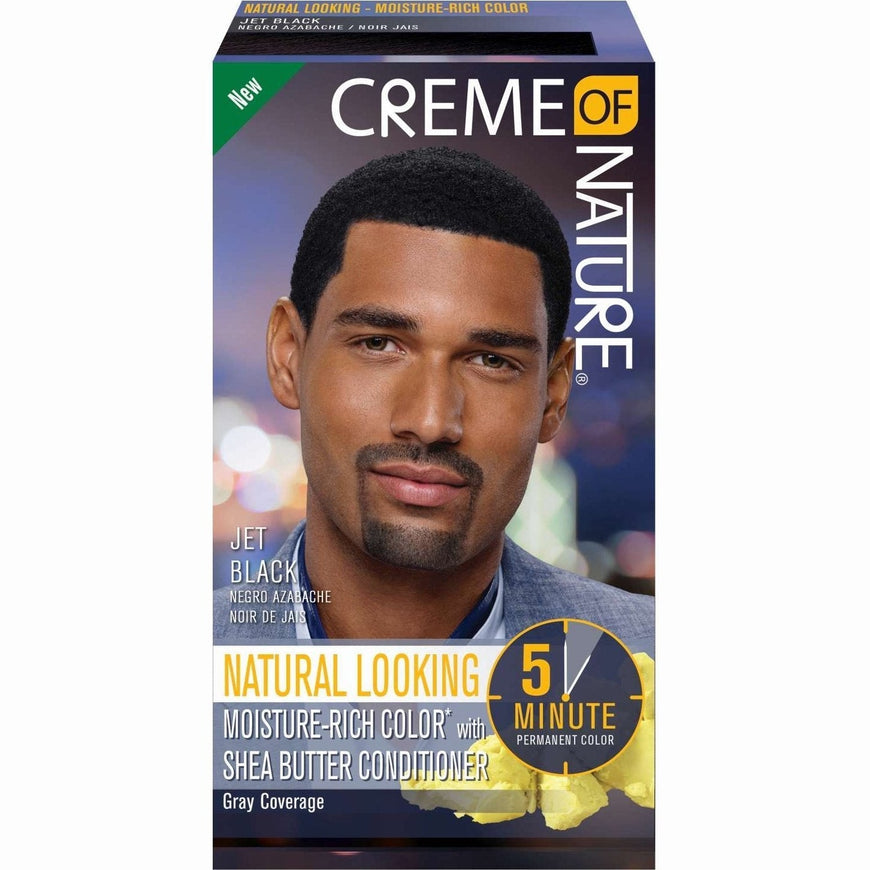 Creme Of Nature Mens Liq Hc3 Jet Blk New CREME OF NATURE