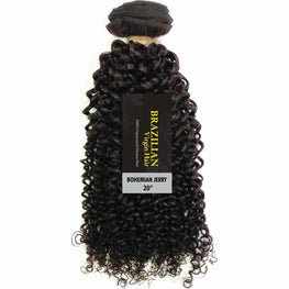 Human Hair Virgin Brazilian Jerryl  20 Inch Natural Color Raw Hair